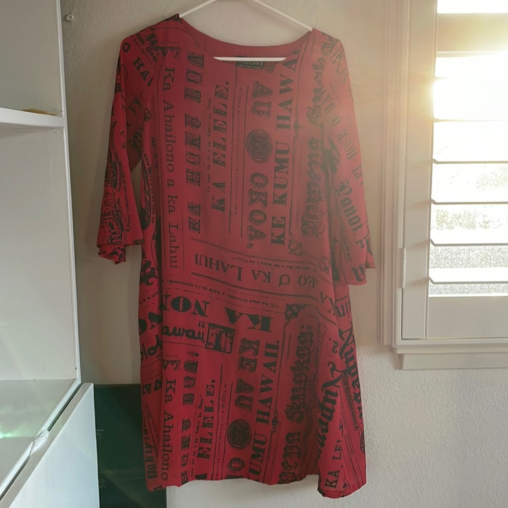 Red Kauluaʻe Dress